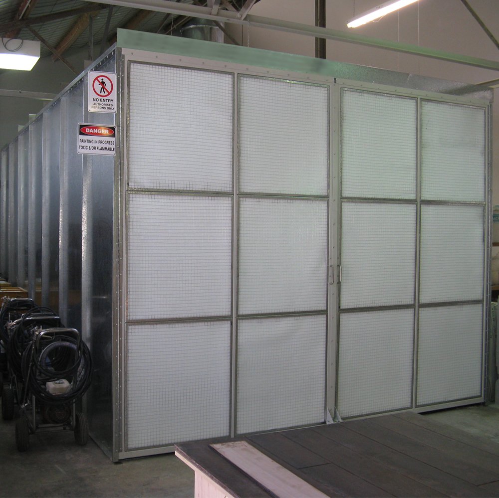 SBMFME Masterflo Open Front Spray Booths